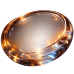 circle oval shape glass